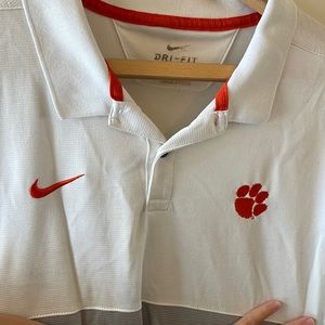 Nike dri-fit Clemson Golf Polo.